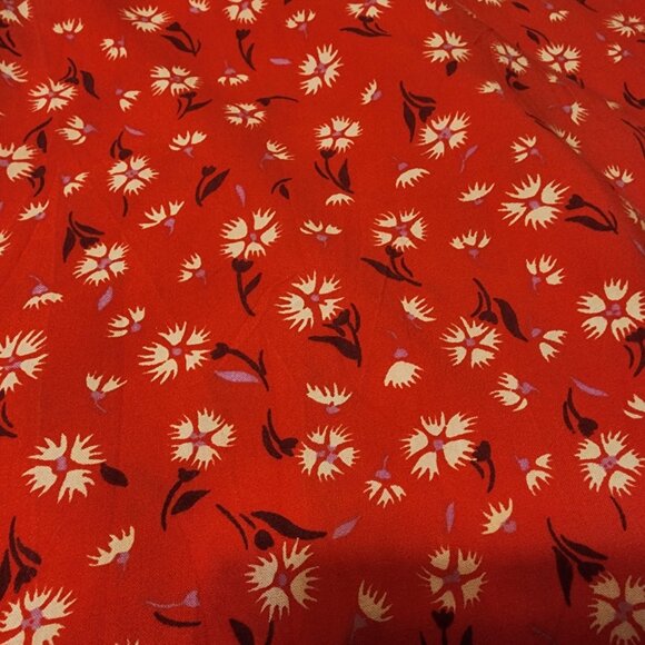 Billabong Hot Tropics Mini Wrap Dress NWT Red Floral XS - Picture 3 of 10